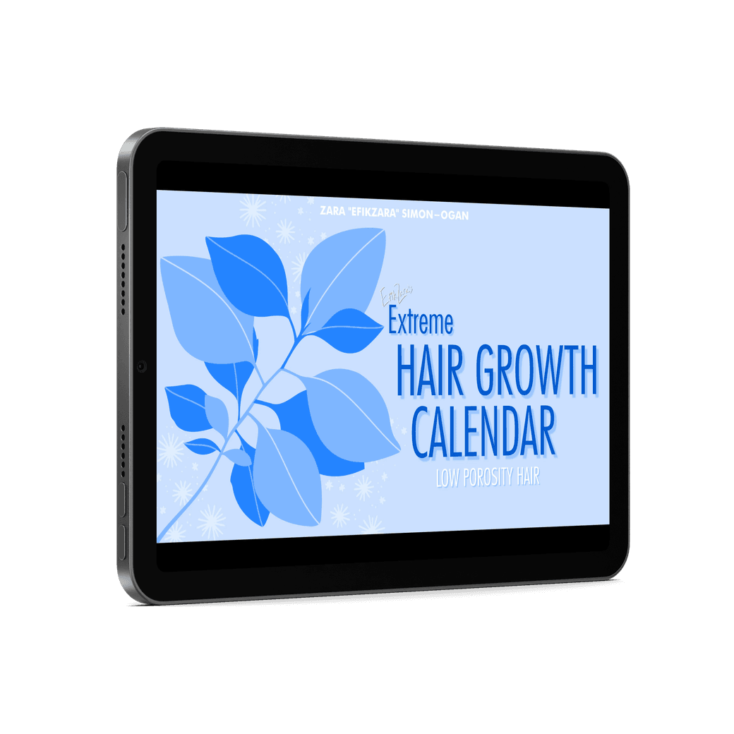 Extreme Hair Growth Calendar product mockup